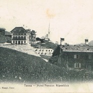Tenna Pension Alpenblick Karte von Abraham Wieland